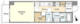 インプルーブ清澄白河 404 間取り図
