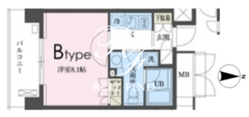 ガレリア東新宿 203 間取り図