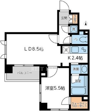 シティスパイア若松町 205 間取り図