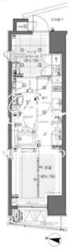 ズーム都庁前 1401 間取り図