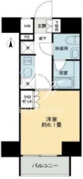 KDA御殿山 803 間取り図