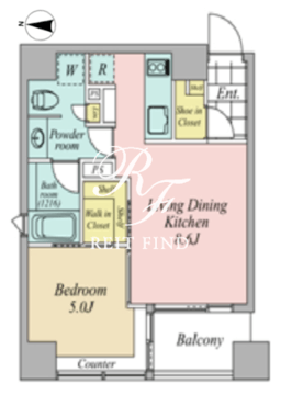 オジオ大手町 301 間取り図