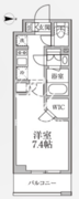 レジディア新御徒町2 806 間取り図