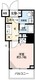 プレール・ドゥーク戸越銀座通り 204 間取り図