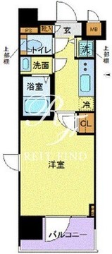 プレスタイル門前仲町 701 間取り図