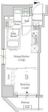 ワンルーフレジデンス新御徒町 301 間取り図