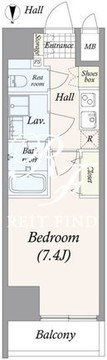 グランパセオ上野 1102 間取り図
