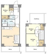 ジニア新宿中落合 309 間取り図 ?>