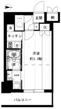 レクシード両国駅前 704 間取り図