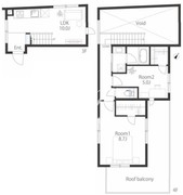 用賀レーベル 304 間取り図