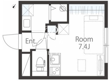 用賀レーベル 203 間取り図