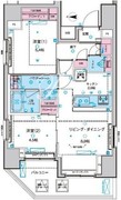 ジェノヴィア東日暮里グリーンヴェール 901 間取り図