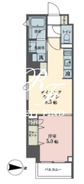 レーヴ半蔵門 402 間取り図