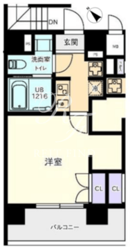 プラティーク日本橋水天宮 602 間取り図
