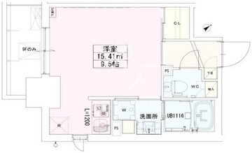 神谷町レジデンス壱番館 504 間取り図