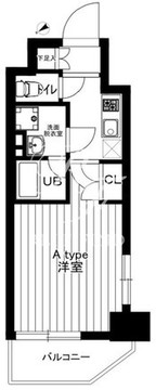 パティーナ麻布十番 204 間取り図