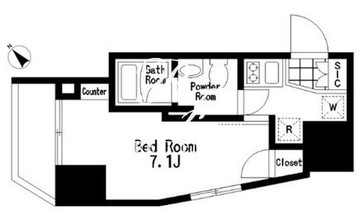 レジディア大森3 1201 間取り図