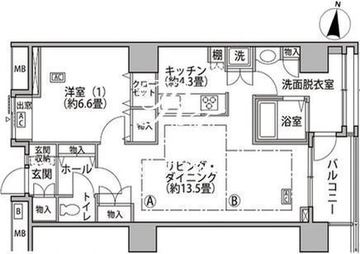東雲キャナルコートCODAN 18-1012 間取り図