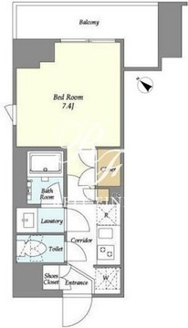 市谷台町坂フロント 708 間取り図