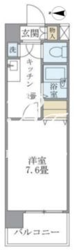 イーストコート芝 902 間取り図