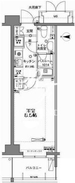 ＭＦＰＲコート木場公園 907 間取り図