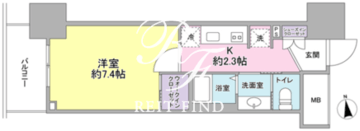 スタイリオ品川中延 1310 間取り図