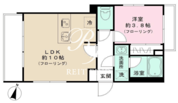 IPSE代々木上原DLX 301 間取り図