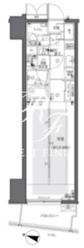 ズーム都庁前 1304 間取り図