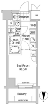 コンフォリア春日富坂 304 間取り図