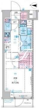 ジェノヴィア池袋本町 405 間取り図