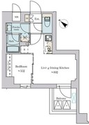 ブリリアイスト文京六義園 601 間取り図