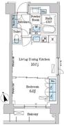 パークアクシス日本橋兜町 201 間取り図