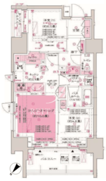 ディームス大井町 203 間取り図