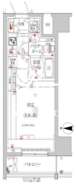 アルテシモクルセ 401 間取り図