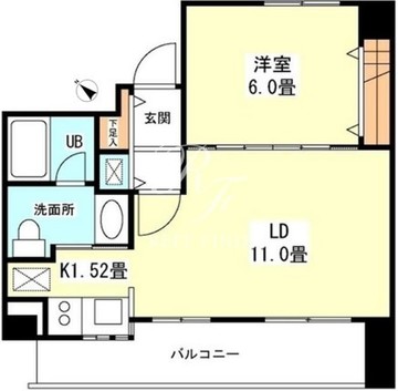 オーキッドプレイス 1102 間取り図
