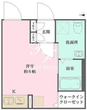 セレフォート神楽坂 402 間取り図