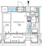 レジデンス清澄白河スクエア 602 間取り図