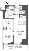 ＢｌｕＲｏｃｋ後楽園 702 間取り図