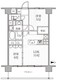 シーズンフラッツ木場 203 間取り図
