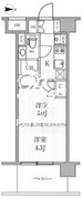 シーズンフラッツ木場 502 間取り図
