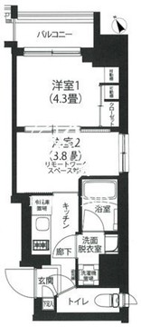 アイルプレミアム駒込 501 間取り図