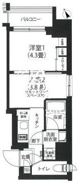 アイルプレミアム駒込 801 間取り図