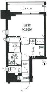 アイルプレミアム駒込 902 間取り図