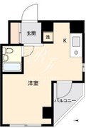 ワンルーフフラット西早稲田 704 間取り図