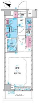ジェノヴィア西馬込3 104 間取り図