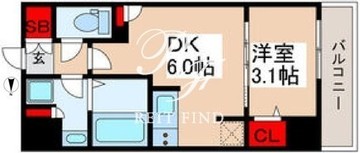 セブンスター森下駅前 202 間取り図