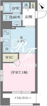 KDXレジデンス森下千歳 301 間取り図