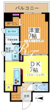 レジデンス神楽坂 201 間取り図