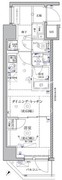 リルシア亀戸 208 間取り図