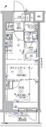 リルシア亀戸 804 間取り図
